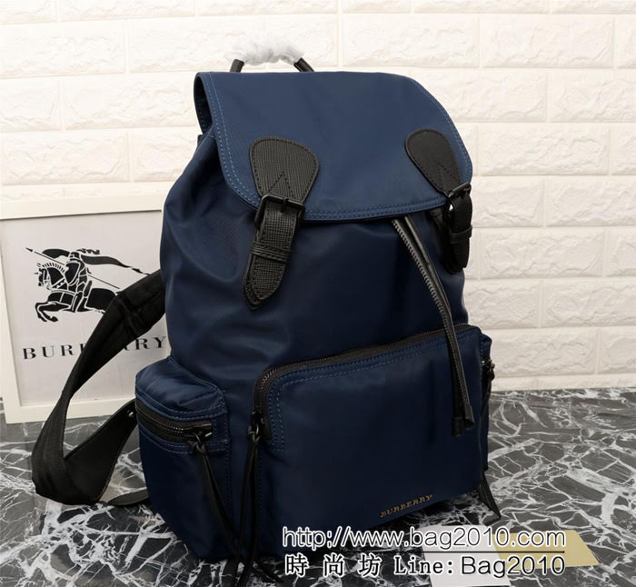 BURBERRY巴寶莉 The Rucksack 男士中號軍旅背包 防雨功能 4791  Bhq1300